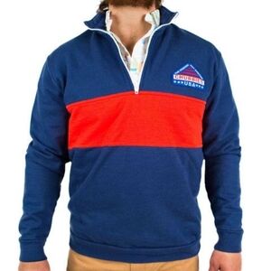 Chubbies Colorblock Quarter Zip Sweatshirt